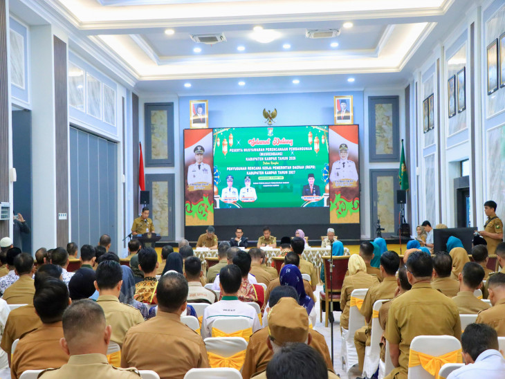 Sinergi Pembangunan, Pemkab Kampar Gelar Musrenbang Tahun 2026 Untuk Penyusunan RKPD Tahun 2027.